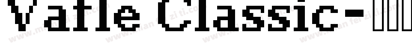 Vafle Classic字体转换